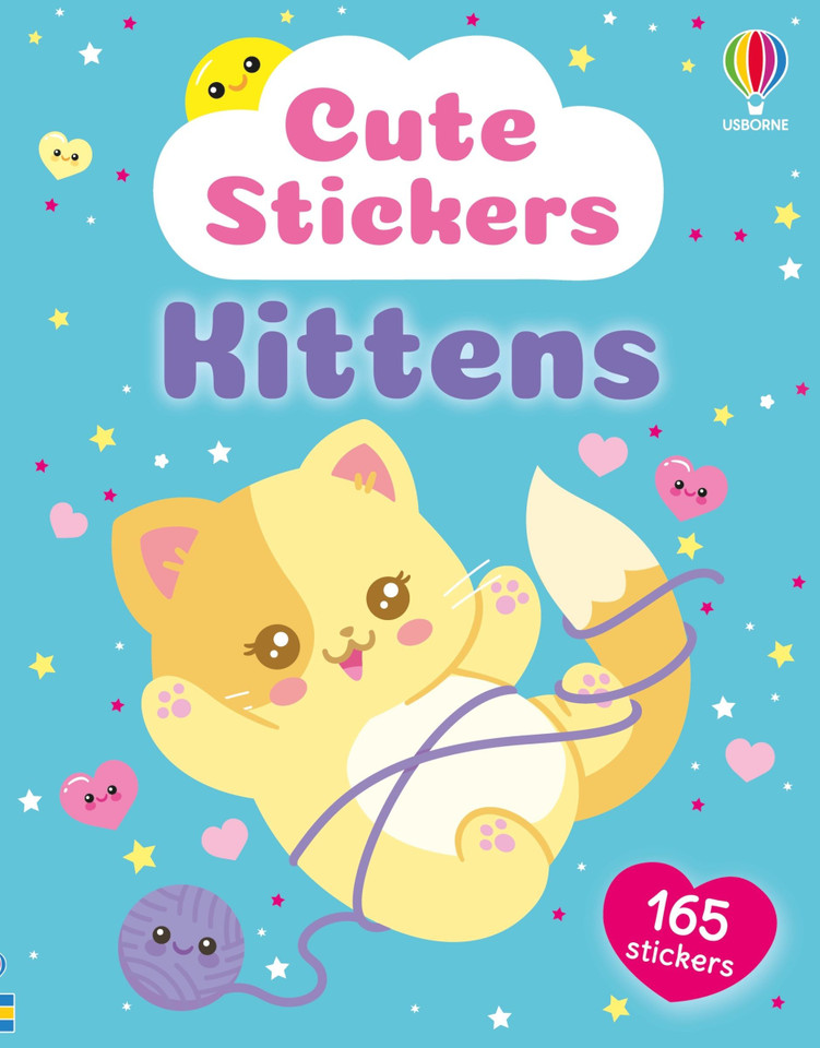 Cute Stickers Kittens (Usborne Cute Stickers) book cover by Katie Daynes