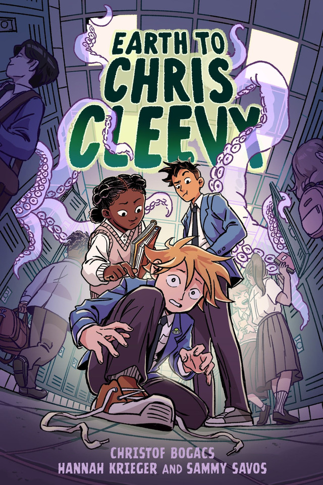 Earth to Chris Cleevy: A Graphic Novel book cover by Christof Bogacs