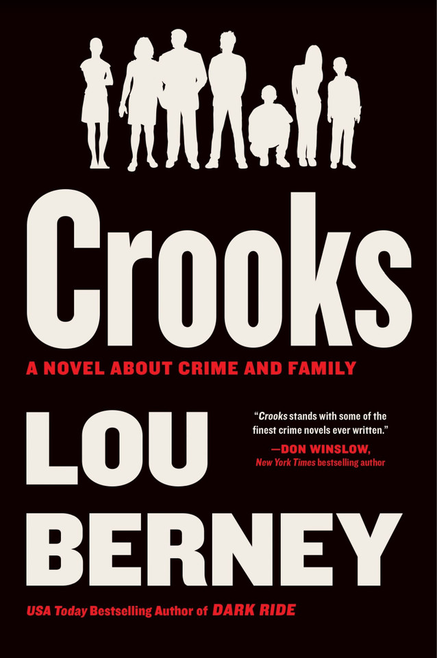 Crooks: A Novel About Crime and Family book cover by Lou Berney