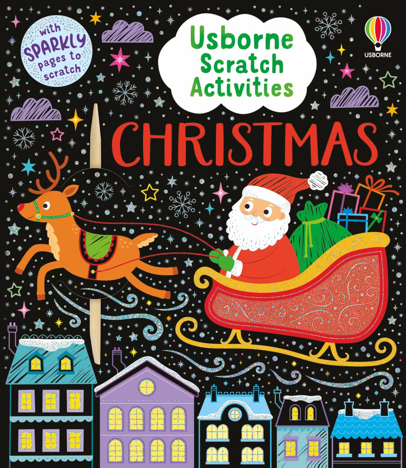 Usborne Scratch Activities Christmas (Usborne Scratch Activities) book cover by Rosie Dickins