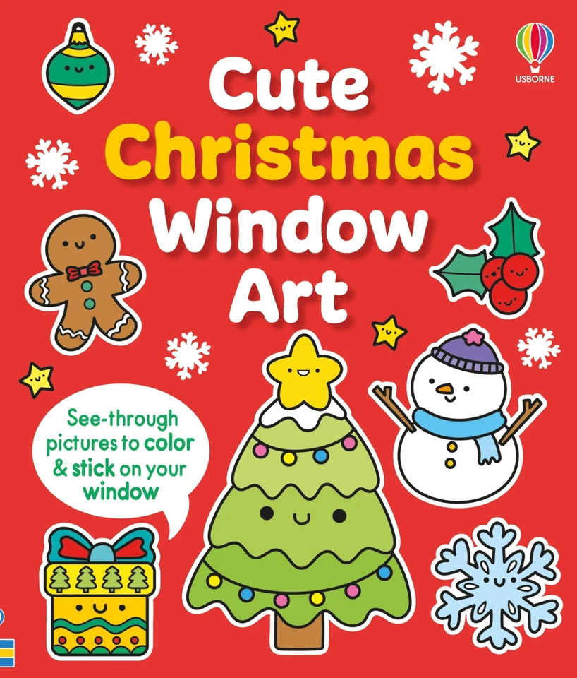 Cute Christmas Window Art (Window Art) book cover by Kate Nolan