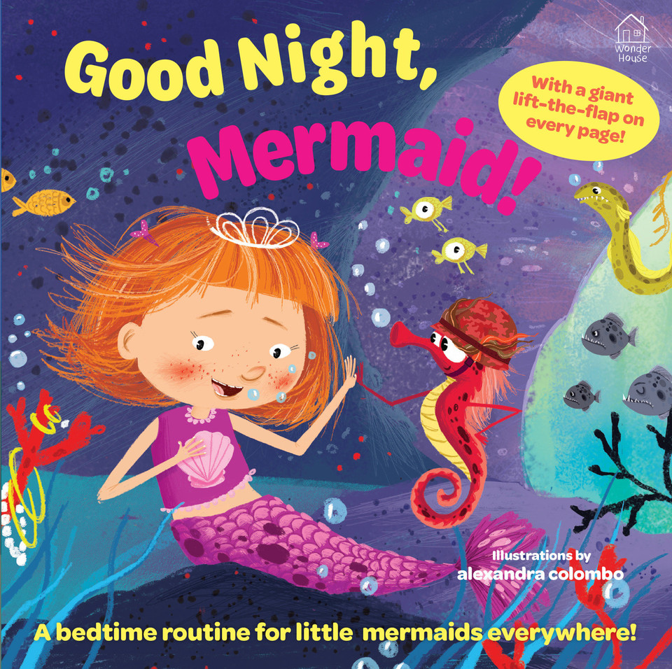 Good Night Mermaid! book cover by Wonder House Books