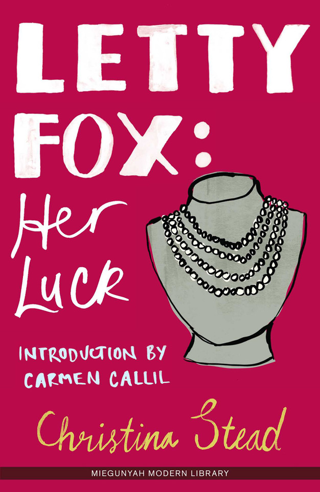 Letty Fox: Her Luck book cover by Christina Stead