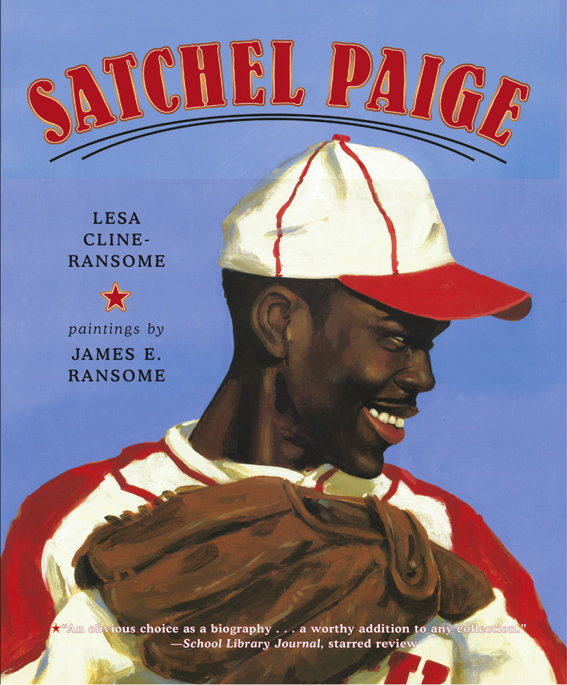 Satchel Paige book cover by Lesa Cline-Ransome
