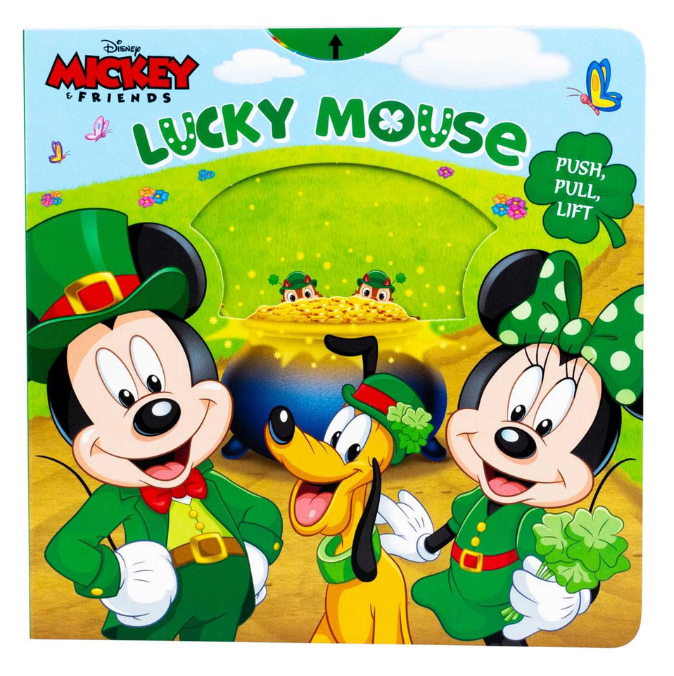 Disney Mickey: Lucky Mouse (Push-Pull-Spin Stories) book cover by Grace Baranowski