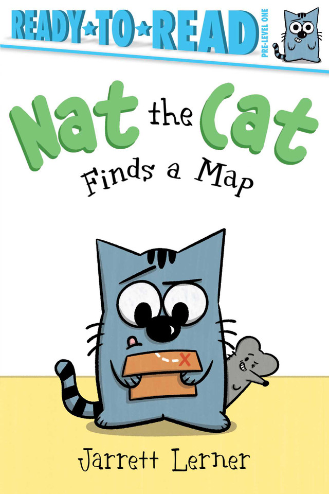 Nat the Cat Finds a Map: Ready-to-Read Pre-Level 1 (Nat the Cat) book cover by Jarrett Lerner