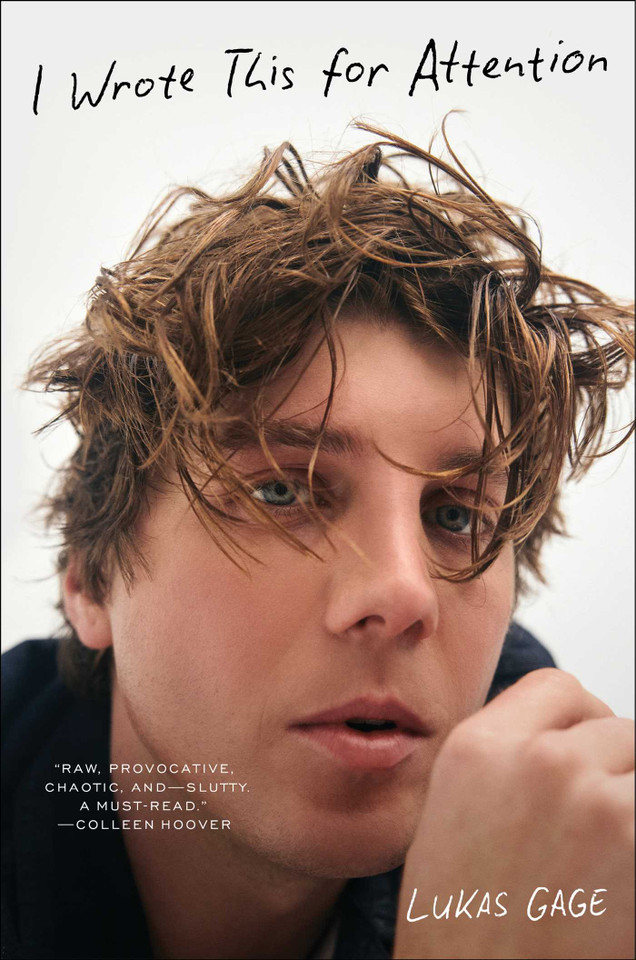 I Wrote This for Attention book cover by Lukas Gage