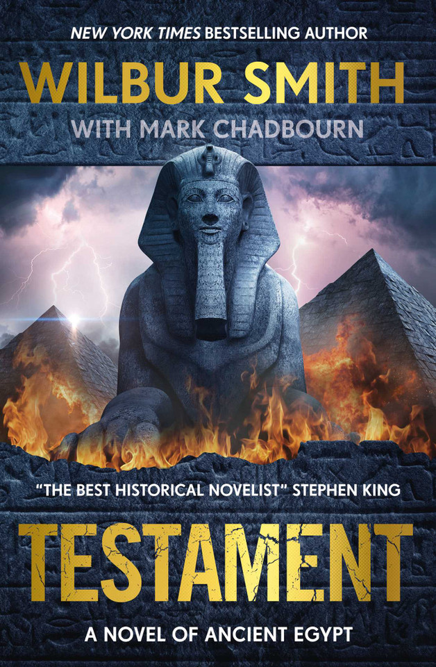 Testament (The Egyptian Series) book cover by Wilbur Smith