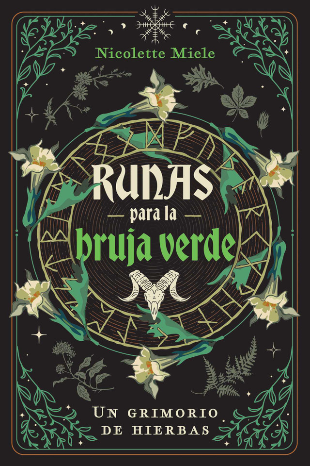Runas para la bruja verde: Un grimorio de hierbas book cover by Nicolette Miele