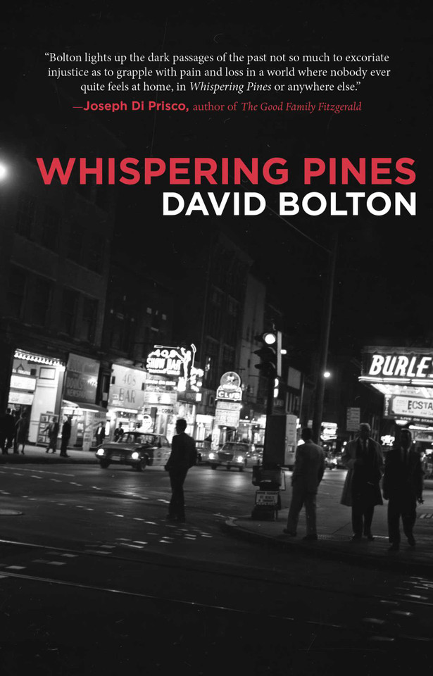 Whispering Pines book cover by David Bolton