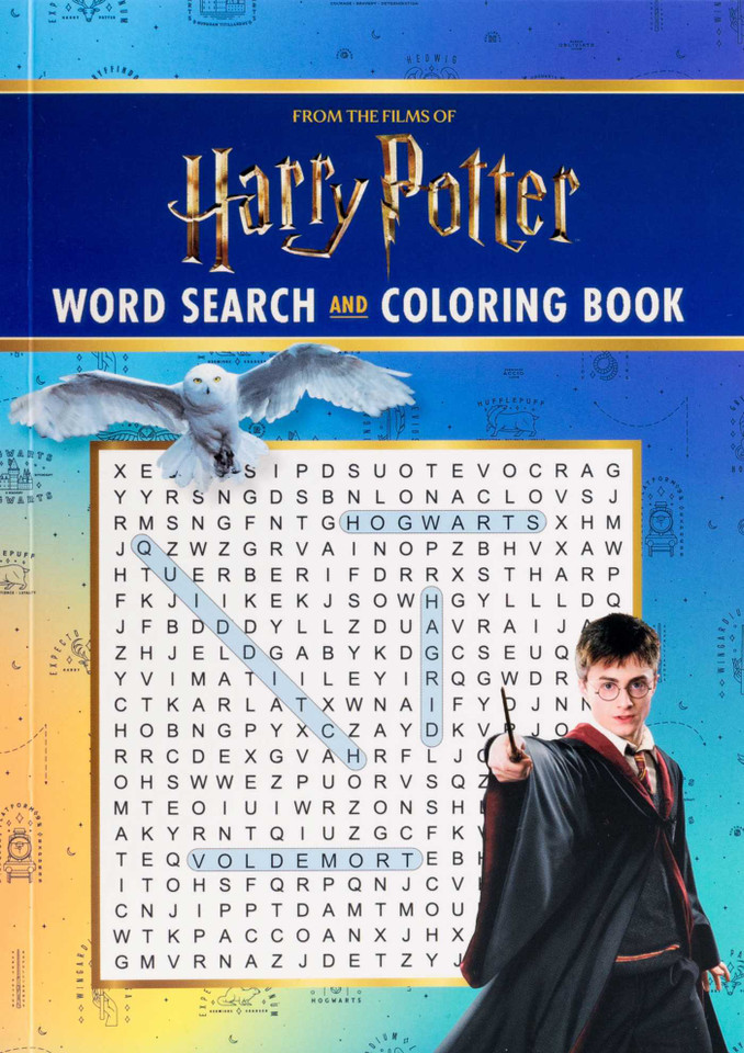 Harry Potter Word Search and Coloring Book (Coloring Book & Word Search) book cover by Editors of Thunder Bay Press