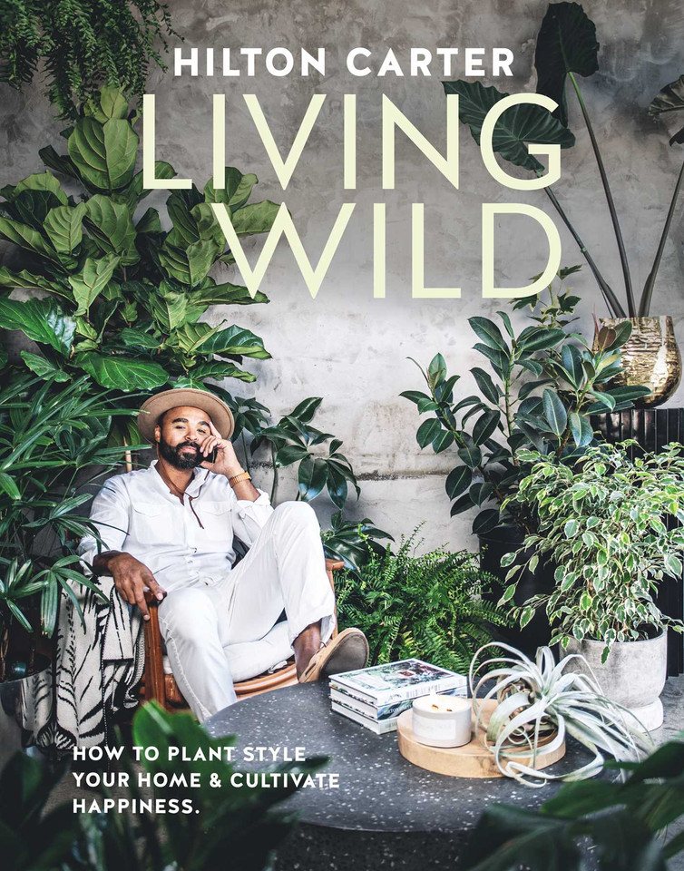 Living Wild: How to plant style your home and cultivate happiness book cover by Hilton Carter