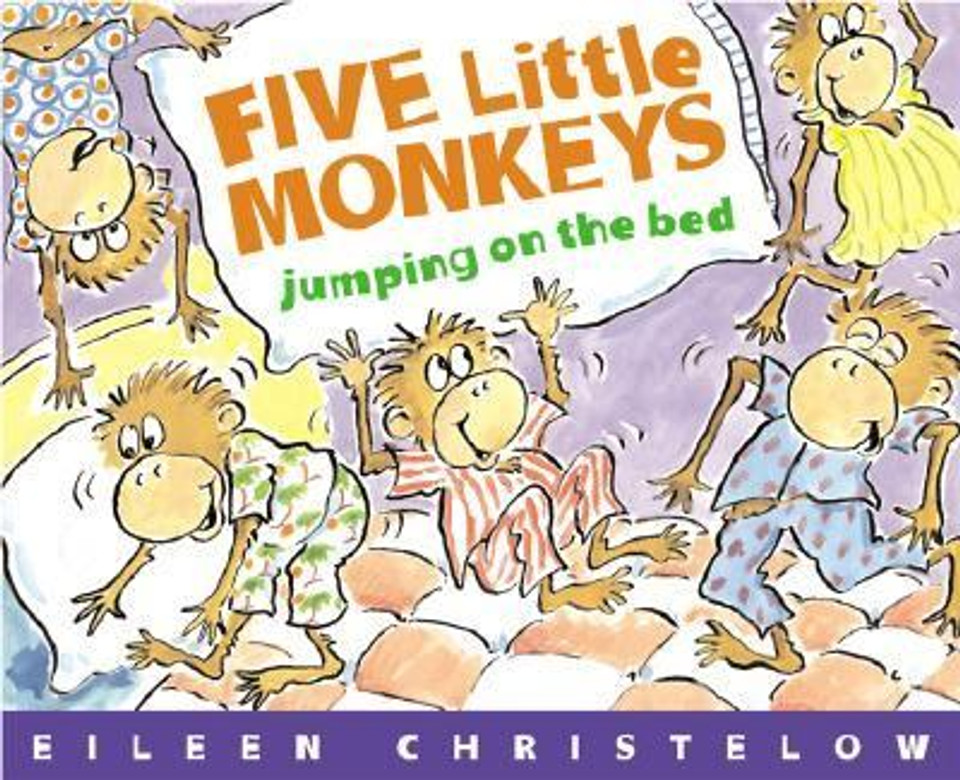 Five Little Monkeys Jumping on the Bed Cover Five Little Monkeys Jumping on the Bed Cover