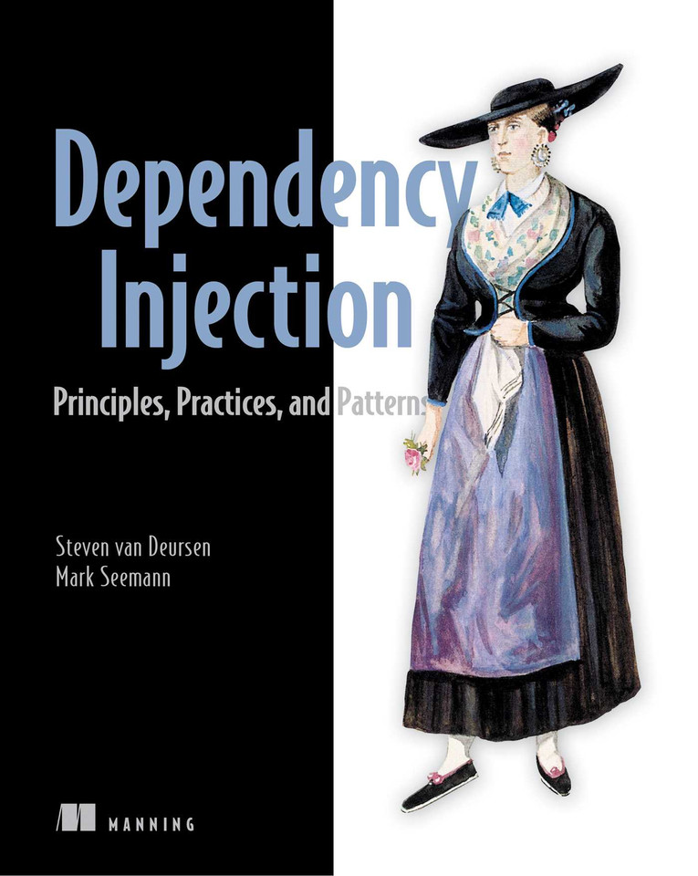 Dependency Injection Principles, Practices, and Patterns book cover by Mark Seemann, Steven van Deursen