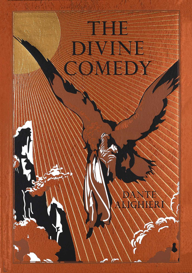 The Divine Comedy (Leather-bound Classics) book cover by Dante Alighieri