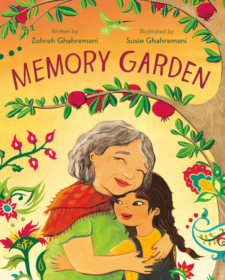 Memory Garden book cover by Zohreh Ghahremani