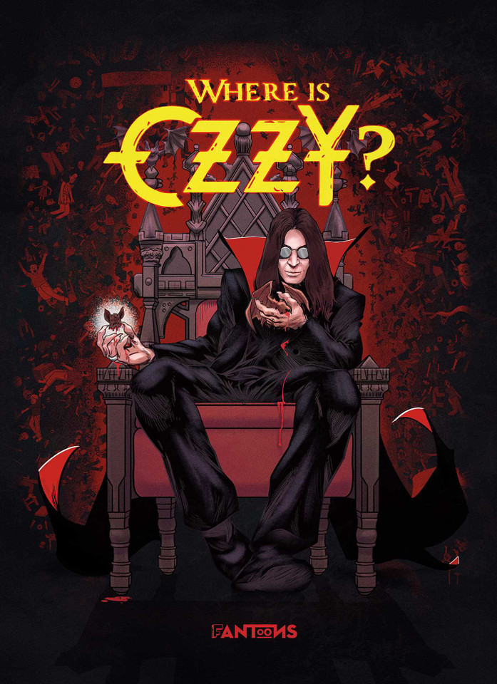 Where is Ozzy?: The only official seek-and-find book book cover by David Calcano