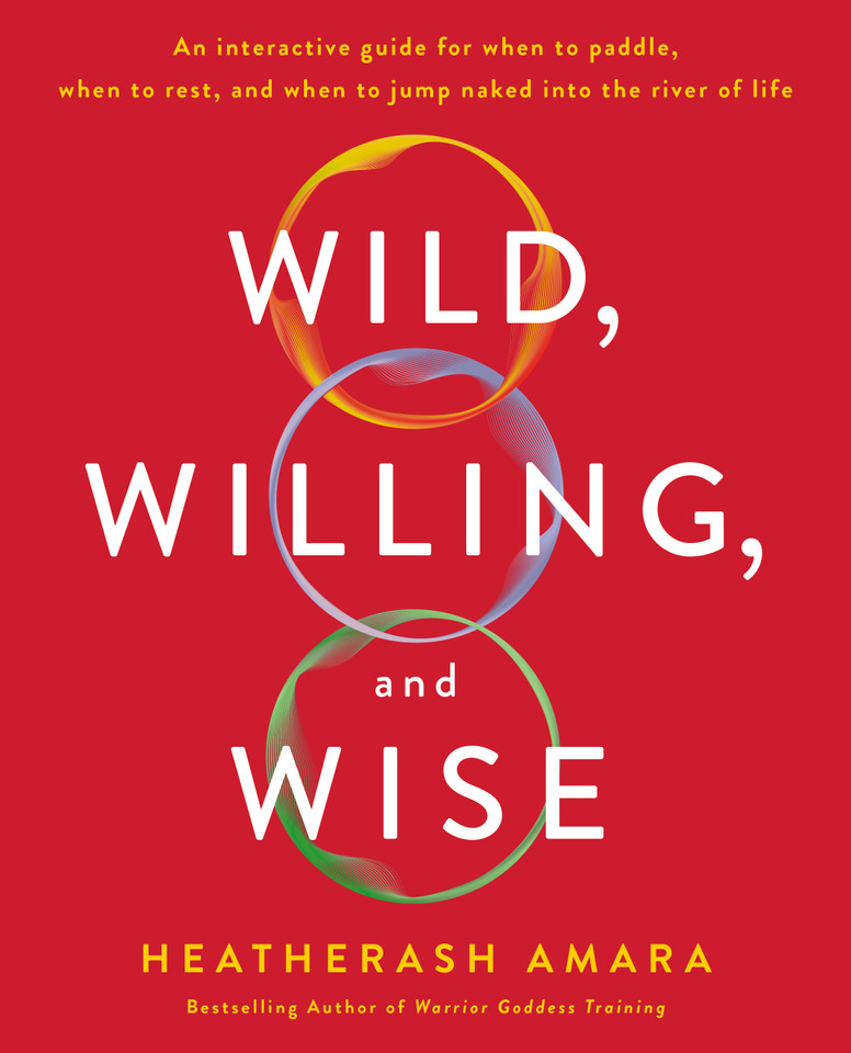 Wild, Willing, and Wise: An Interactive Guide for When to Paddle, When to Rest, and When to Jump Naked into the River of Life book cover by HeatherAsh Amara