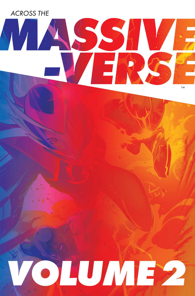 Across the Massive-Verse Volume 2 (Massive-Verse) book cover by Kyle Higgins, Brian Buccellato, Cherish Chen, Melissa Flores, Meghan Camarena, Alec Siegel