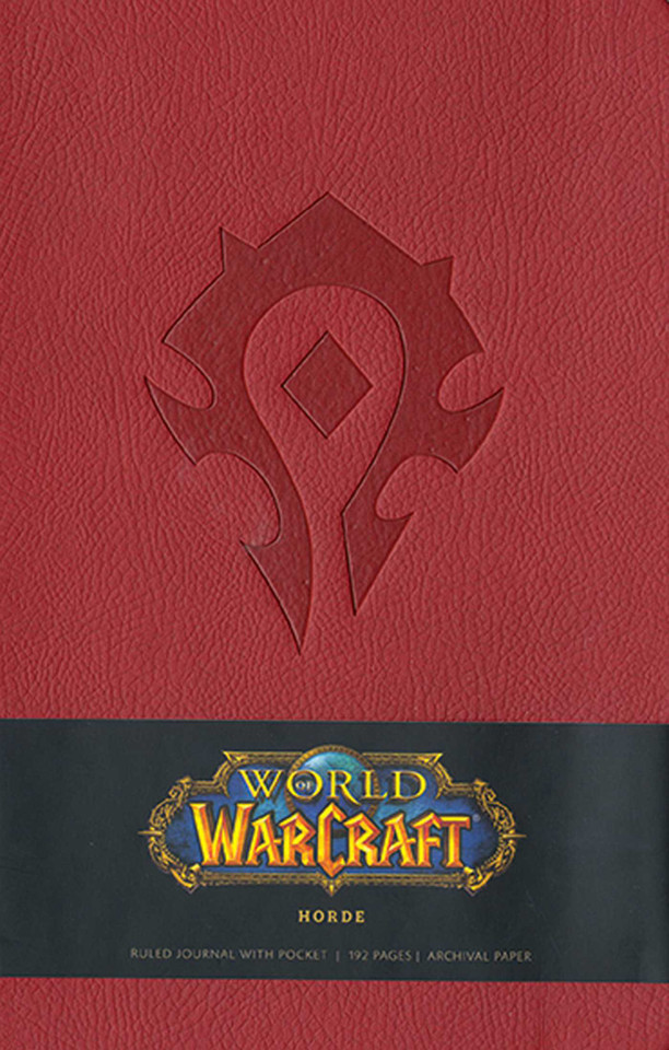 World of Warcraft Horde Hardcover Ruled Journal (Large) book cover by . Blizzard Entertainment