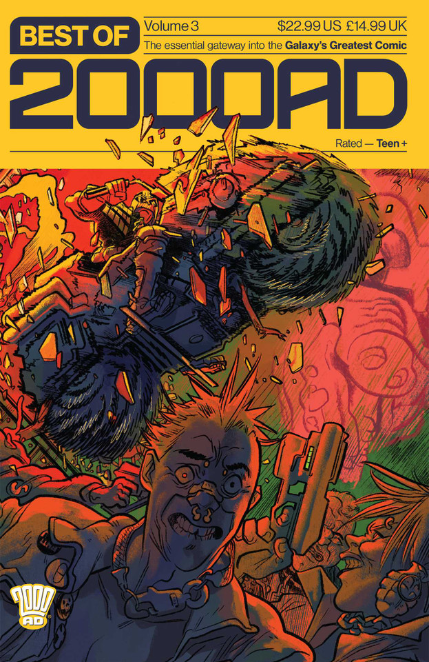 Best of 2000 AD Volume 3: The Essential Gateway to the Galaxy's Greatest Comic (Best of 2000 AD) book cover by John Wagner, Erica Henderson, Frazer Irving, Alan Davis, Jamie Delano, Ian Edginton, D'Israeli, Gordon Rennie, Ron Smith, Michael Carroll, Mark Sexton, Tiffany Babb, Declan Shalvey