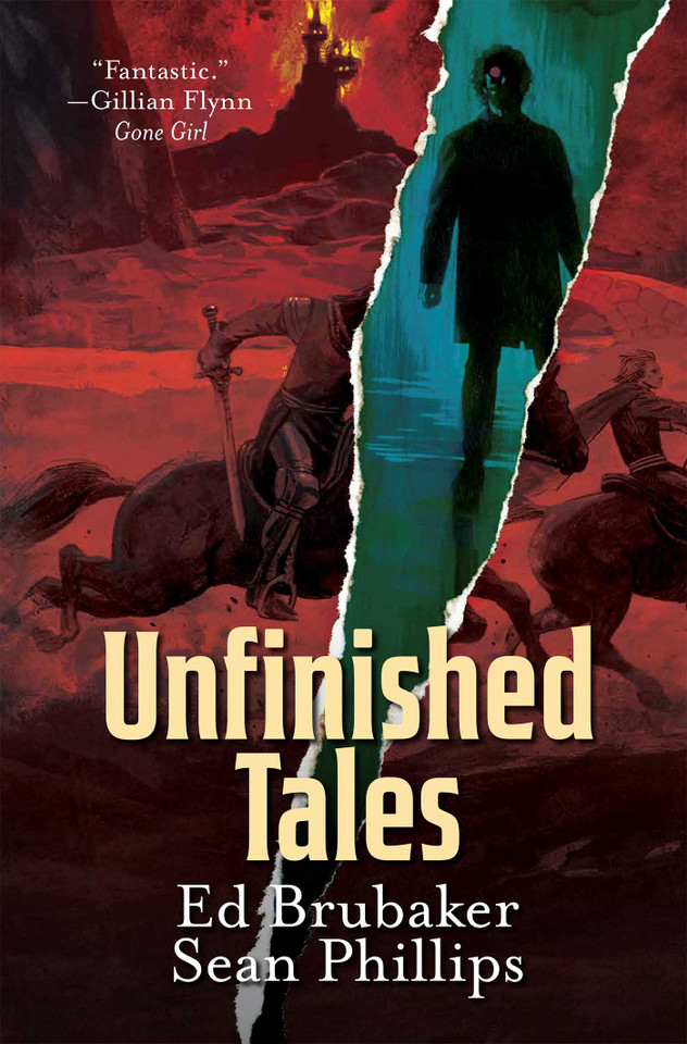 Unfinished Tales book cover by Ed Brubaker