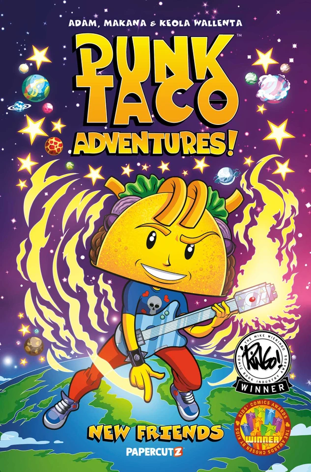 Punk Taco Adventures! Vol. 1 (Punk Taco) book cover by Adam Wallenta, Makana Wallenta