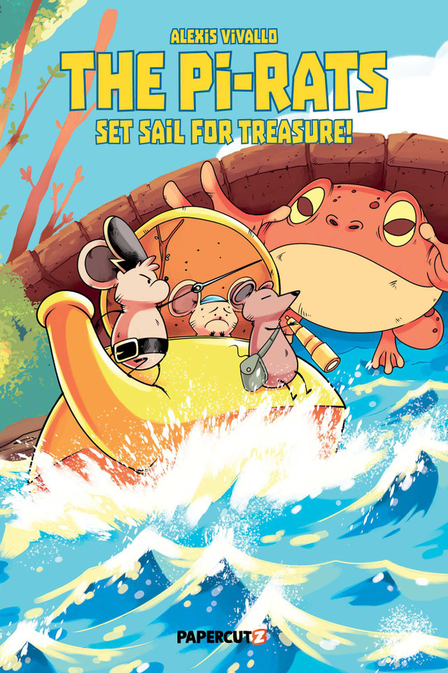 The Pi-Rats Vol. 1: Set Sail For Treasure! (The Pi-Rats) book cover by Alexis Vivallo