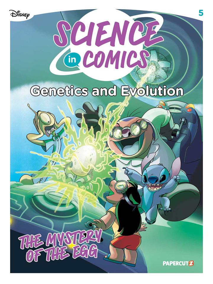 Disney Science in Comics: Genetics and Evolution: The Mystery of the Egg (Disney Science In Comics) book cover by Silvia Bencivelli, Piero Genovesi