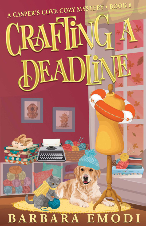 Crafting a Deadline: A Gasper's Cove Cozy Mystery, Book 8 (Gasper's Cove) book cover by Barbara Emodi