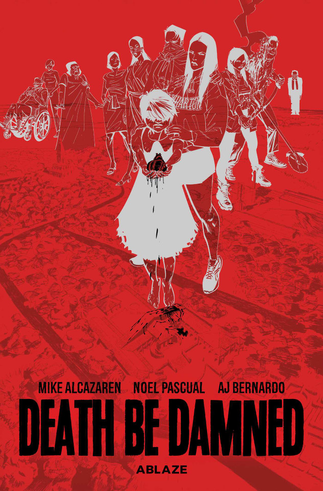 DEATH BE DAMNED book cover by Mike Alcazaren, Noel Pascual