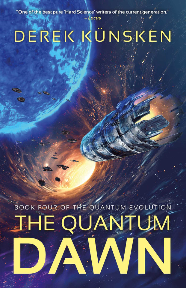 The Quantum Dawn (The Quantum Evolution) book cover by Derek Künsken