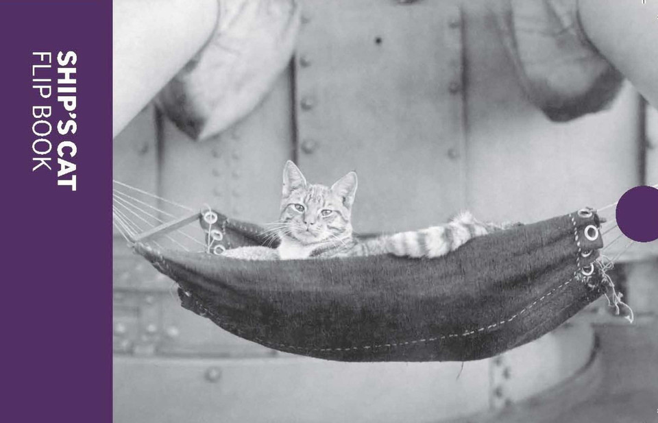 Ship's Cat flip book book cover by Imperial War Museum