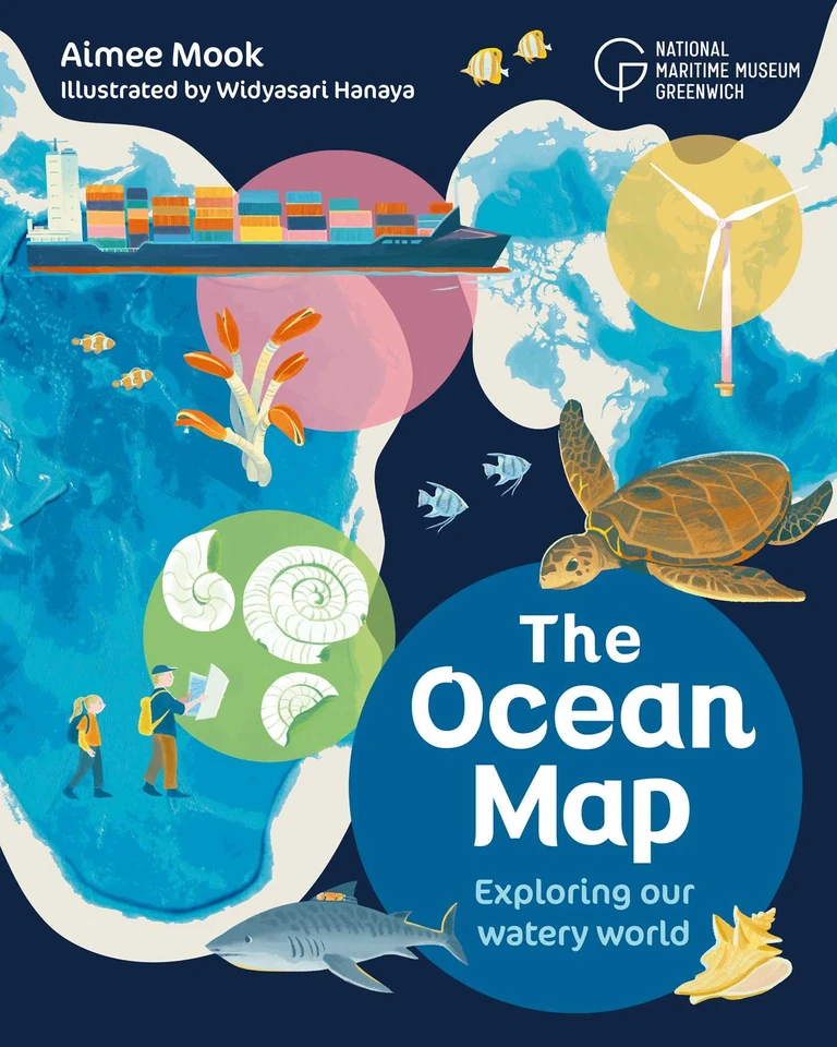 The Ocean Map book cover by Aimee  Mook