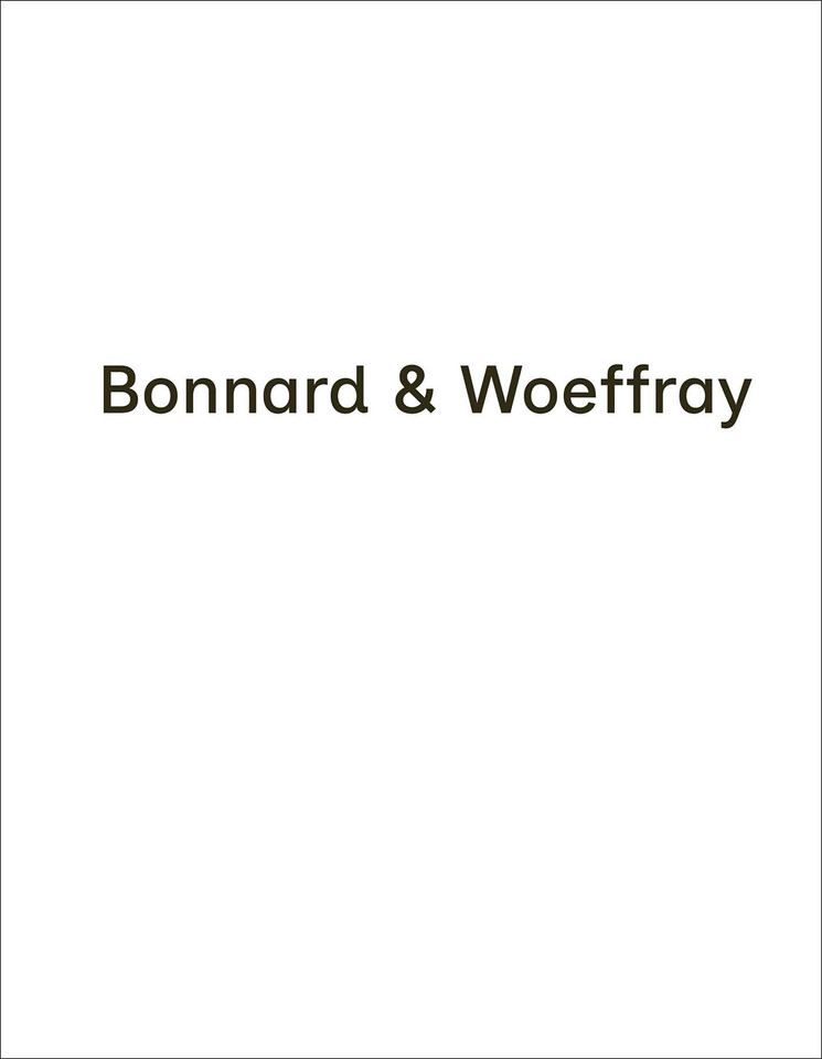 Bonnard & Woeffray book cover by Geneviève Bonnard, Denis Woeffray