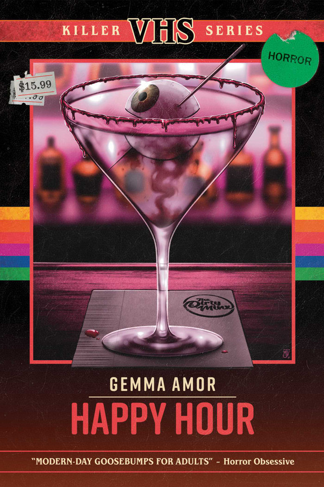 Happy Hour (Killer VHS Series) book cover by Gemma Amor