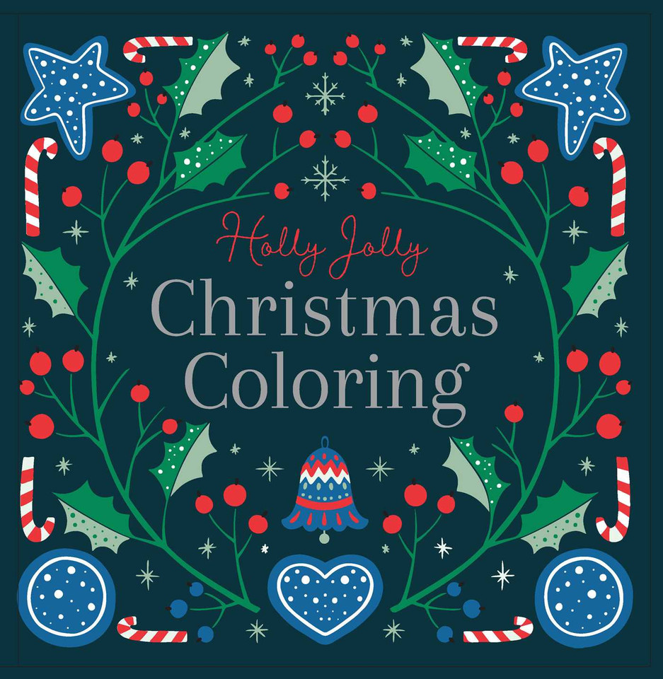 Holly Jolly: Christmas Coloring Book: Adult Coloring Book book cover by 