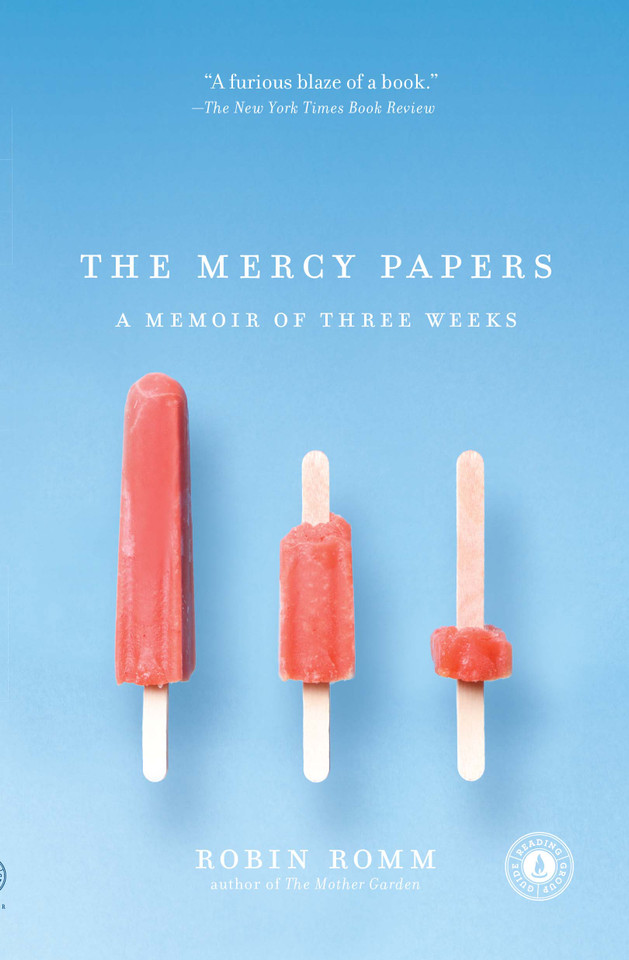 The Mercy Papers: A Memoir of Three Weeks book cover by Robin Romm