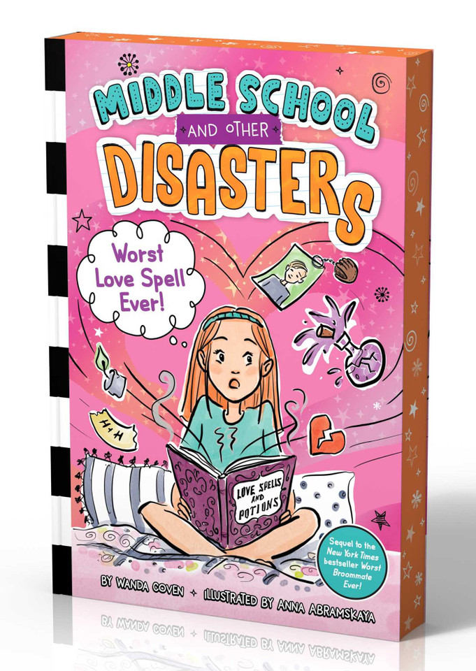 Worst Love Spell Ever! (Middle School and Other Disasters) book cover by Wanda Coven