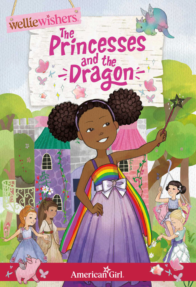 Princesses and the Dragon (American Girl® WellieWishers™) book cover by Valerie Tripp