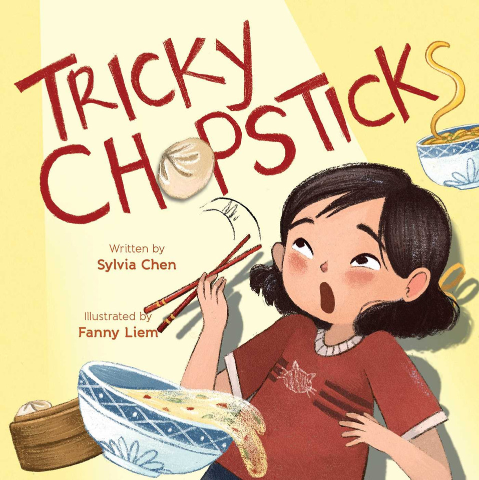 Tricky Chopsticks book cover by Sylvia Chen
