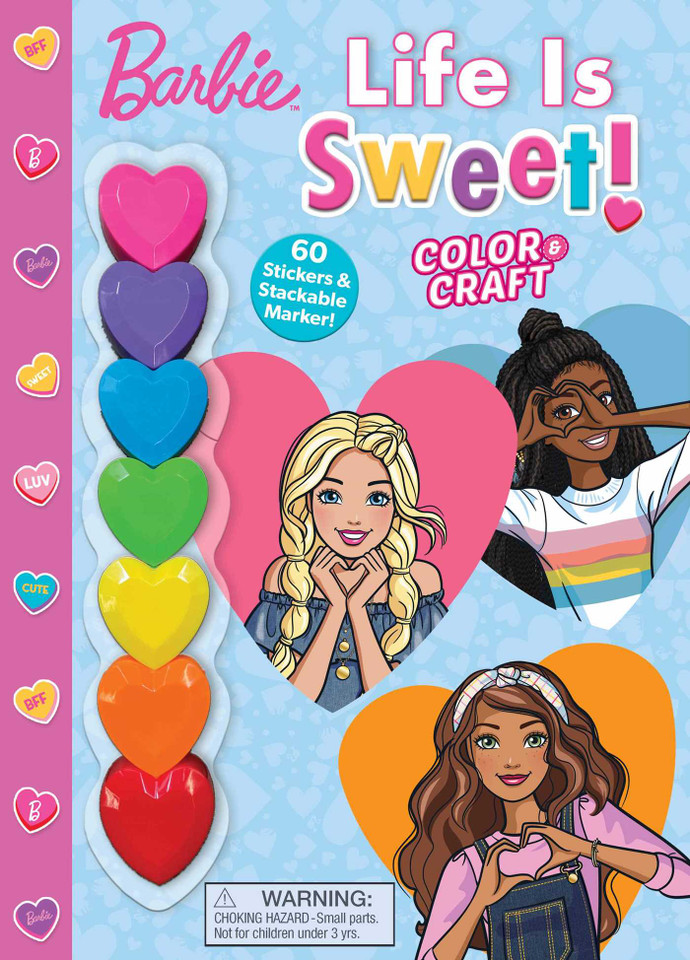Barbie: Life is Sweet! (Color & Craft) book cover by Editors of Studio Fun International