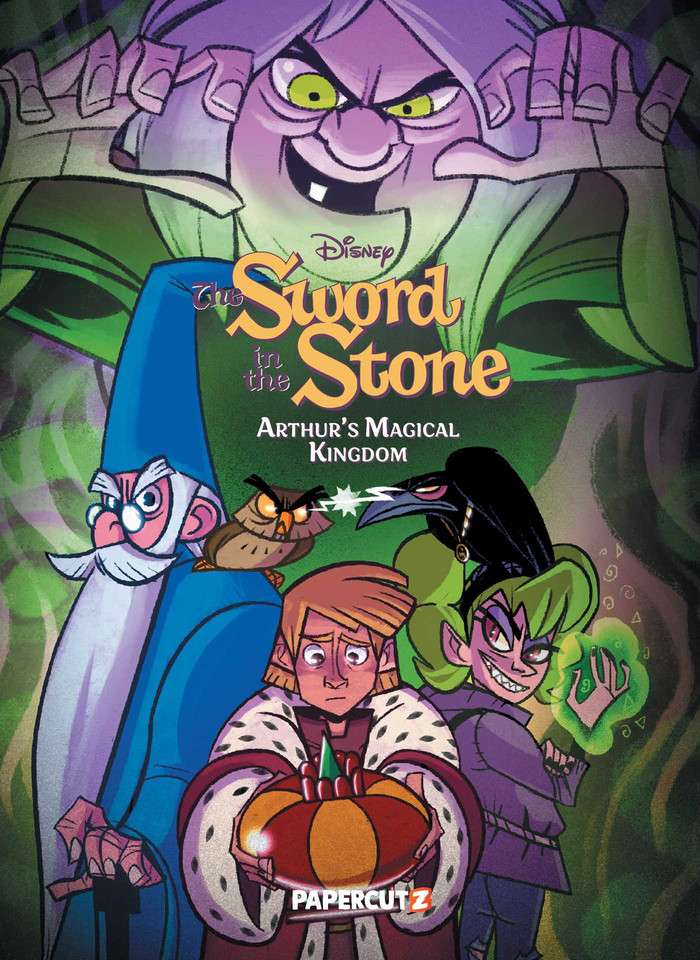 The Sword in the Stone: Arthur's Magical Kingdom (The Sword in the Stone Original Graphic Novel) book cover by Gabriel Valentin, Michael J. Snow