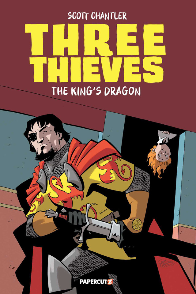 Three Thieves Vol. 4: The King's Dragon (Three Thieves) book cover by Scott Chantler