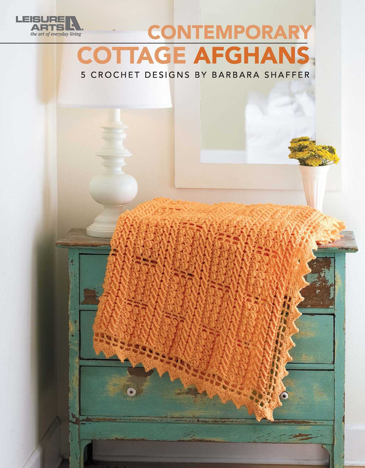 Contemporary Cottage Afghans: 5 Crochet Designs book cover by Barbara Shaffer