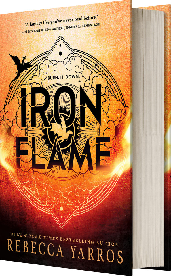 Iron Flame (Standard Edition) book cover by Rebecca Yarros