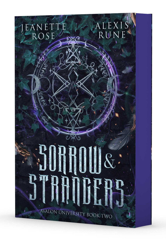 Sorrow & Strangers (Avalon University) book cover by Jeanette Rose, Alexis Rune