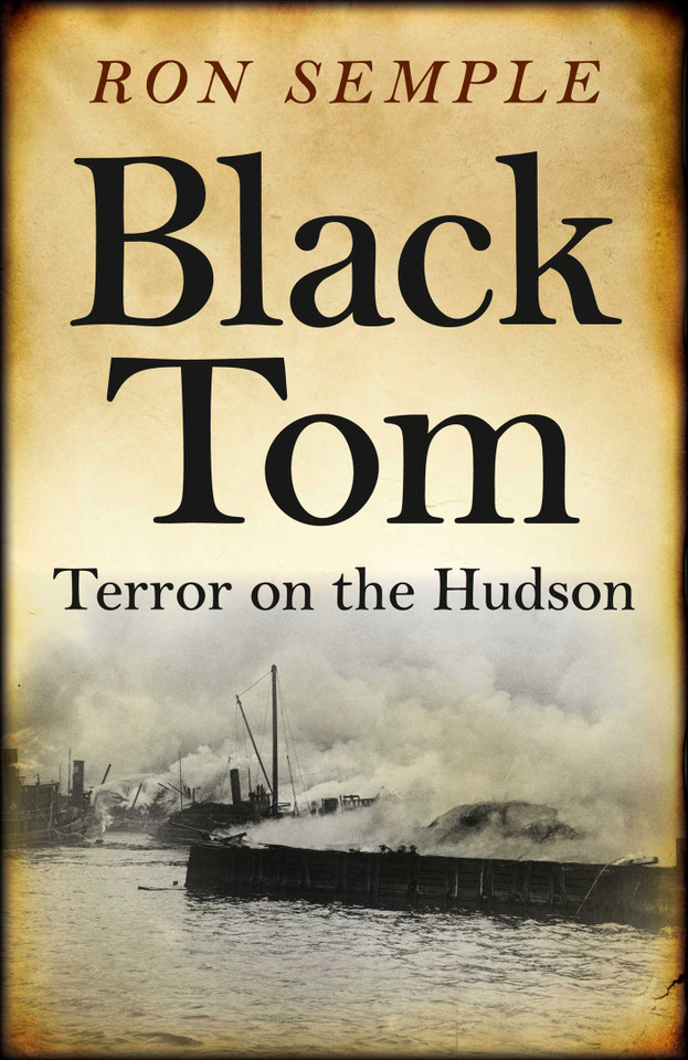 Black Tom: Terror on the Hudson book cover by Ron Semple