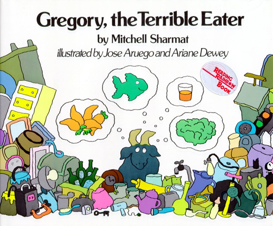 Gregory, the Terrible Eater book cover by Mitchell Sharmat
