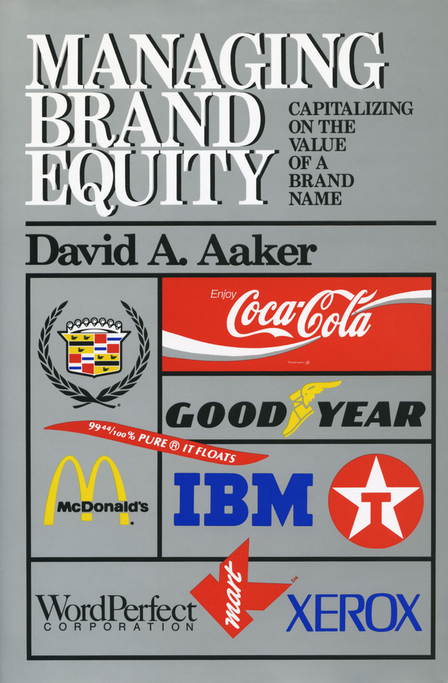 Managing Brand Equity book cover by David A. Aaker